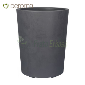 Millennium - Vaso tondo da 53 cm antracite Deroma - 1