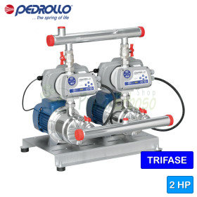 GP2W - 5CR 80 - 2x1 HP three-phase pressure group Pedrollo - 1
