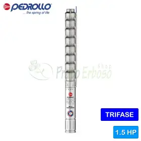 4HR 18/4 - PS - 1.5 HP three-phase submersible electric pump Pedrollo - 1