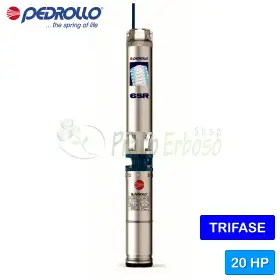 6SR12/28 - PSR - Elettropompa sommersa trifase da 20 HP Pedrollo - 1
