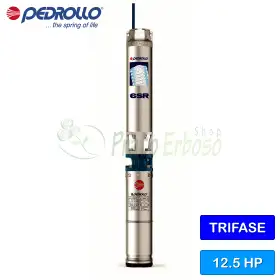 6SR27/8 - PSR - 12.5 HP three-phase submersible electric pump Pedrollo - 1