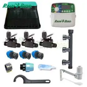 KI-RB-3Z24I - Kit ujitjeje 24V me 3 zona Rain Bird