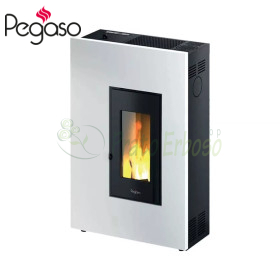 Madison 5 - Stufa a pellet da 5 Kw bianco Pegaso - 1