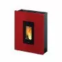 Poêle à granulés rouge Tabla 7 - 7 kW