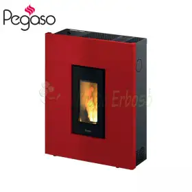 Tabla 7 - Stufa a pellet da 7 Kw rosso Pegaso - 1