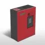 Camilla - Estufa de pellets roja de 4,6 kW