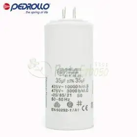35 FC - 35 micro farad 450 VL capacitor Pedrollo - 1