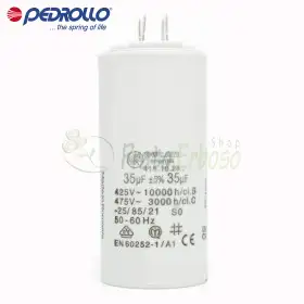 35 FC - Kondensator 35 mikro farad 450 VL Pedrollo - 1