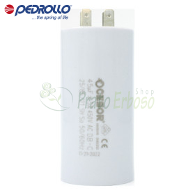 45 F - 45 micro farad 450 VL capacitor Pedrollo - 1