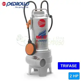 BC 20/50-ST - Elettropompa per acque luride BICANALE trifase da 2 HP