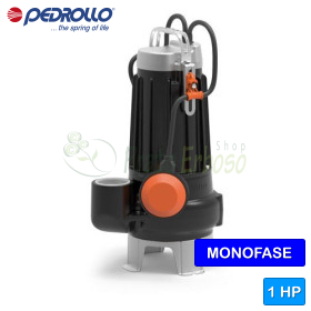 MCm 10/45 - Electrobombas BICOCANALES monofásicas de 1 HP para aguas