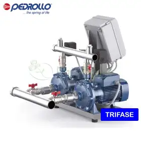 CB2 - 2CP 32/200B - Gruppo di pressione trifase da 2x5.5 HP Pedrollo - 1