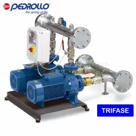 CB2 - 2CP 40/180C - Three-phase pressure group 2x5.5 HP Pedrollo - 1
