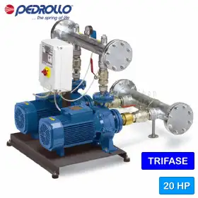 CB2 - 2CP 40/180A - Groupe surpresseur triphasé 2x10 HP Pedrollo - 1
