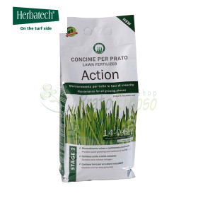 Acción - 4 kg de fertilizante para césped Herbatech - 1