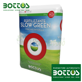 Slow Green 22-5-10 + 2 MgO - Fertilizzante per prato da 25 Kg Bottos - 1