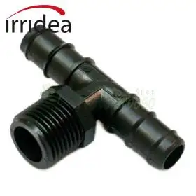 GG-TDMI-C16M - Té porte-tuyau 16 mm x 1/2"