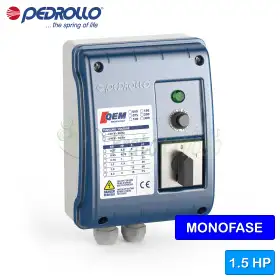 QEM 150 - Schaltschrank für 1,5 PS Einphasen-Elektropumpe