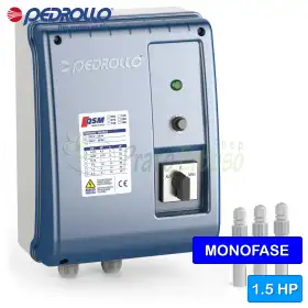 QSM 150 - Panel eléctrico para bomba eléctrica monofásica de 1,5 HP