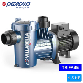 VILLABELLA 150 - Elettropompa da piscina trifase da 1.5 HP
