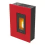 Madison 5 - Stufa a pellet da 5 Kw rosso