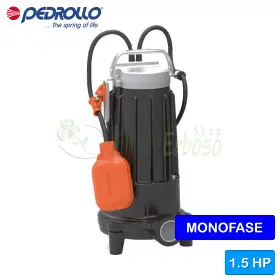 TRm 1.1 - Pompe électrique submersible avec broyeur monophasé de 1,5 CV Pedrollo - 1
