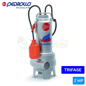 VX 20/35-ST - Elettropompa per acque luride VORTEX trifase da 2 HP