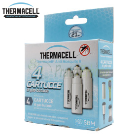 Pack of 4 butane gas cartridges
