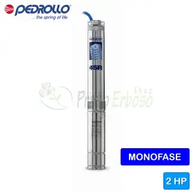 Pompë elektrike zhytëse me një fazë 4SRm 18/6 N-PD - 2 HP Pedrollo - 1