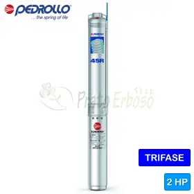 Pompë elektrike zhytëse trefazore 4SR 18/6 N-PS - 2 HP Pedrollo - 1