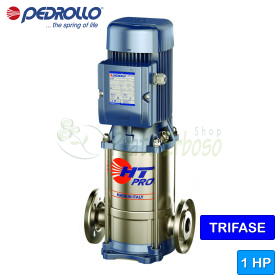 HT 5/2-PRO - 1 HP three-phase vertical multistage electric pump Pedrollo - 1