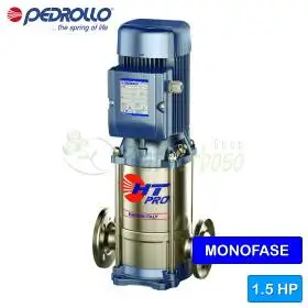 HTm 8/3-PRO - Elettropompa multistadio verticale monofase da 1.5 HP Pedrollo - 1