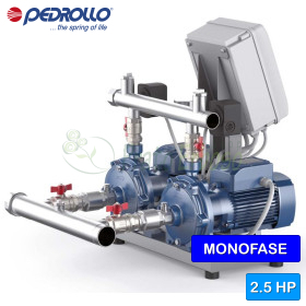 CB2 - 5CRm100 - Single-phase pressure group 2x1.25 HP Pedrollo - 1