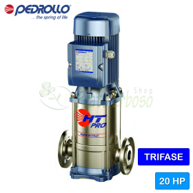 HT 30/7-PRO - Bomba eléctrica multietapa vertical trifásica de 20 HP Pedrollo - 1