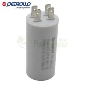 12 F - 12.5 micro farad 450 VL capacitor Pedrollo - 1