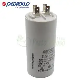 31 F - 31.5 micro farad 450 VL capacitor Pedrollo - 1