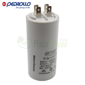 31 F - Condensatore da 31.5 micro farad 450 VL Pedrollo - 1