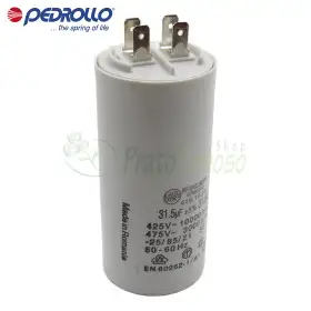 Condensateur 31 F - 31,5 micro farad 450 VL Pedrollo - 1