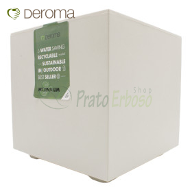 Millennium - 25cm cube vase pearl