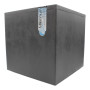 Millennium R Cube - vazo kubi 49 cm në ngjyrë antraciti