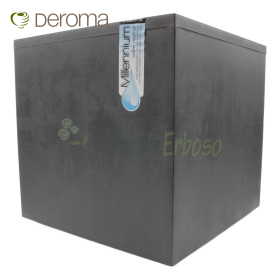 Millennium - Vaso a cubo da 49 cm antracite
