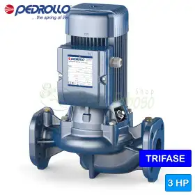 WR 65/125C - Bomba eléctrica centrífuga trifásica de 3 HP