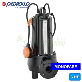 TRm 2.2 AP - 3 HP single-phase submersible electric pump with grinder Pedrollo - 1