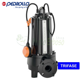 TR 5 - 6.7 HP single-phase submersible electric pump with grinder Pedrollo - 1