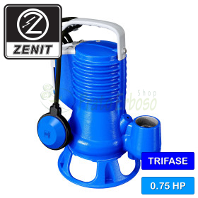 75/2/G40V A1BT5NCQTRG - Elettropompa VORTEX per acque luride trifase da 0.75 HP Pedrollo - 1