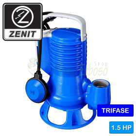150/2/G50V A1CM5NCQTCG - 1.5 HP three-phase VORTEX electric pump for waste water Zenit - 1