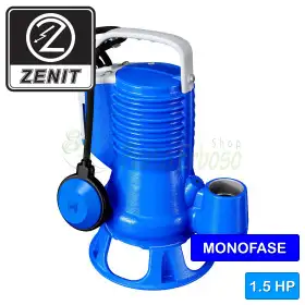 150/2/G50V A1CM5NCQTCG - 1,5 PS dreiphasige VORTEX-Elektropumpe für Abwasser Zenit - 1