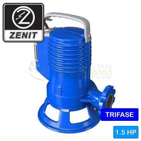 copy of 150/2/G50V A1CM5NCQTC - Pompë elektrike VORTEX me një fazë 1.5 HP për ujëra të ndotura Zenit - 1