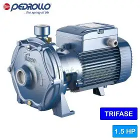 TURBO 6C - 1.5 HP three-phase twin-impeller centrifugal electric pump Pedrollo - 1
