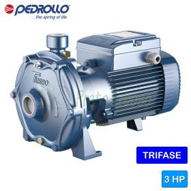TURBO 6A - Bomba eléctrica centrífuga trifásica de doble impulsor de 3 HP Pedrollo - 1
